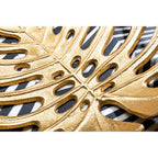 Monstera Small Gold Finish Leaf Dish | Prato