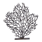 Large Black Nickel Finish Coral Sculpture | Prato