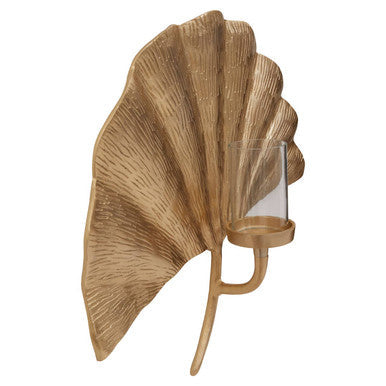 Ginkgo Large Wall Sconce Candle Holder | Prato