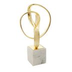 Gold Finish Knot Sculpture | Mirano