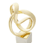 Gold Finish Knot Sculpture | Mirano