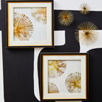 Set of 3 Gold Finish Starburst Wall Decor | Mirano