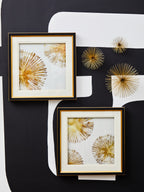 Set of 3 Gold Finish Starburst Wall Decor | Mirano
