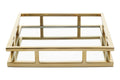 Square Gold Finish Tray | Cruzar