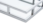 Rectangular Silver Finish Tray | Cruzar