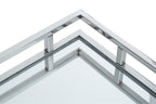Rectangular Silver Finish Tray | Cruzar