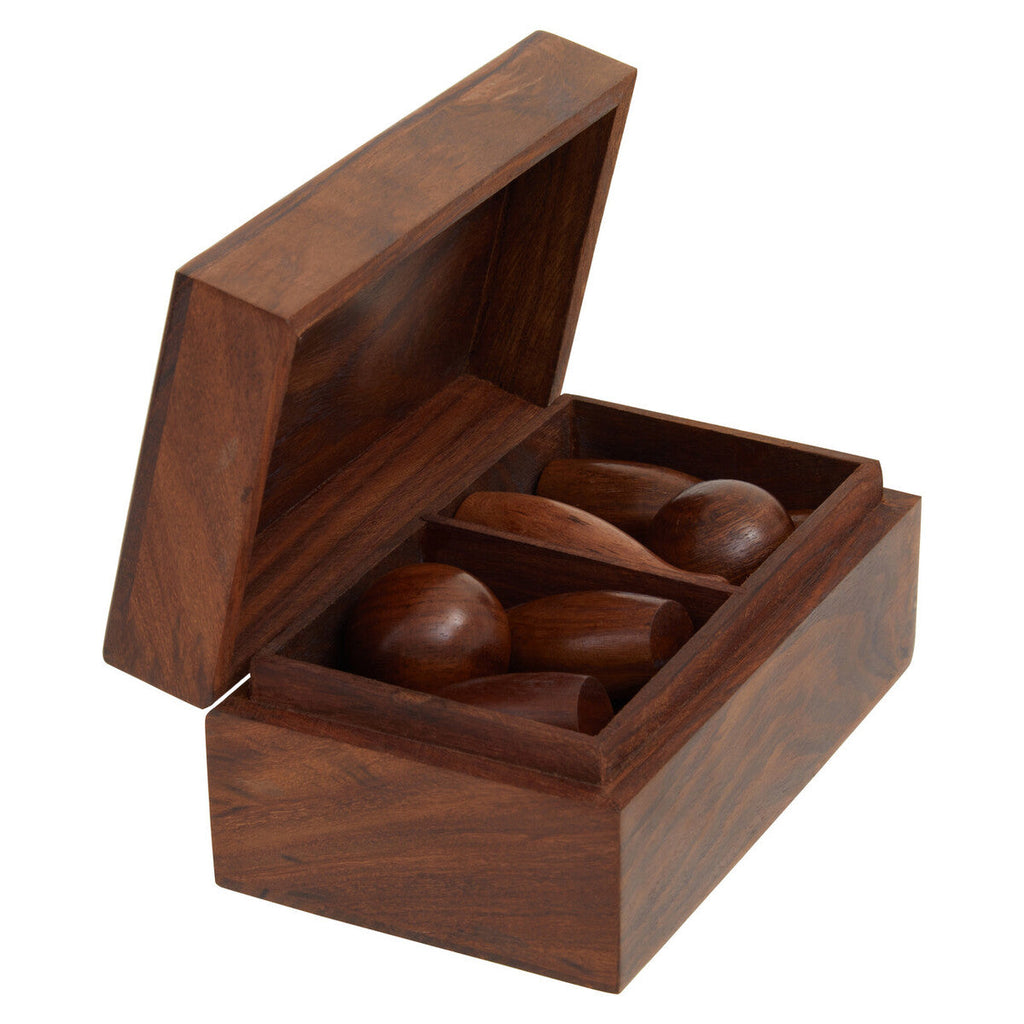 Sheesham Wood Skittles Set | Churchill Games