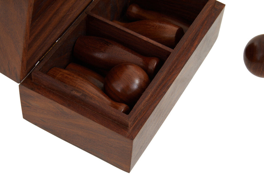 Sheesham Wood Skittles Set | Churchill Games