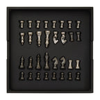 Black and Silver Chess Set | Churchill Games