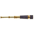 Brass and Black Leather Effect Tapered Telescope | Churchill