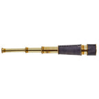 Brass and Black Leather Effect Tapered Telescope | Churchill