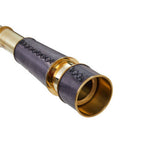 Brass and Black Leather Effect Tapered Telescope | Churchill