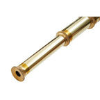 Brass and Black Leather Effect Tapered Telescope | Churchill