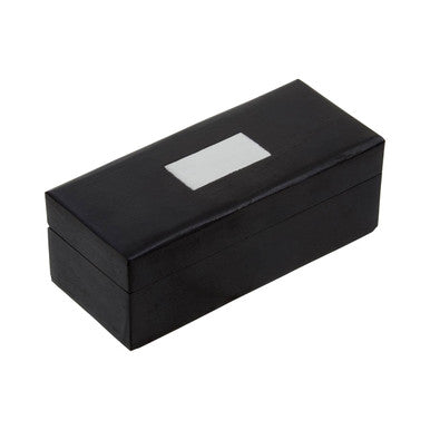 Black Leather Effect Telescope with Box | Churchill