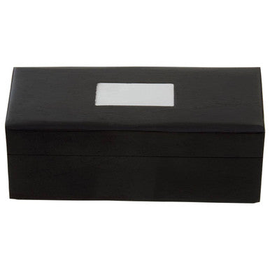 Black Leather Effect Telescope with Box | Churchill