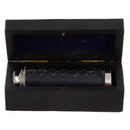 Black Leather Effect Telescope with Box | Churchill