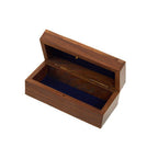 Brown Leather Effect Telescope with Wooden Box | Churchill