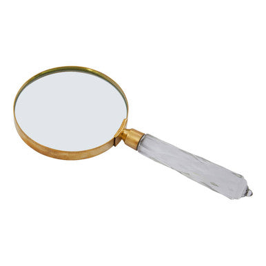 Antique Gold Finish Magnifying Glass | Churchill