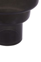 Small Black Smoked Glass Vase | Cayden