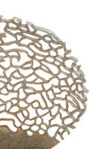 Black and Gold Finish Round Sculpture | Daito