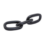 Large Black Aluminium Chain Sculpture | Prato