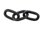 Large Black Aluminium Chain Sculpture | Prato
