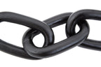 Large Black Aluminium Chain Sculpture | Prato