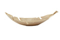 Gold Finish Curved Leaf Dish | Prato