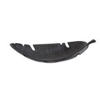 Black Finish Curved Leaf Dish | Prato