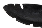 Black Finish Curved Leaf Dish | Prato