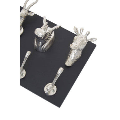 Animal 5 Hook Wall Hanger | Safari