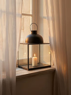 Small Antique Black Lantern | Preston