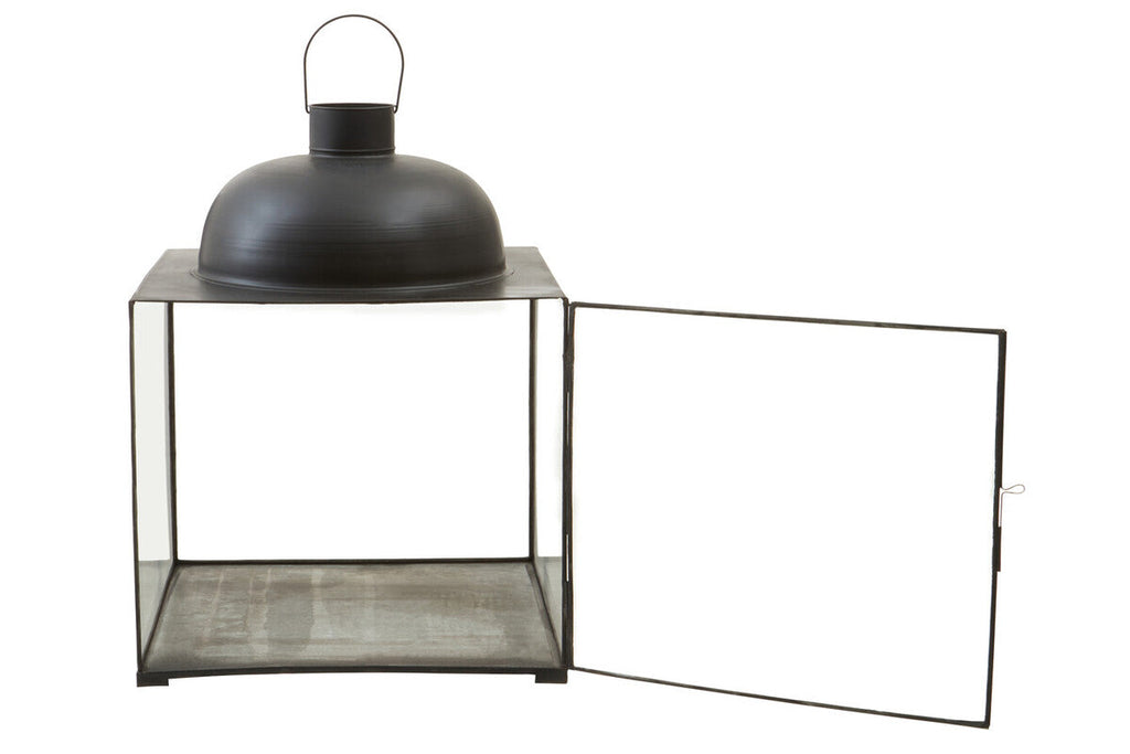 Large Black Square Lantern | Preston
