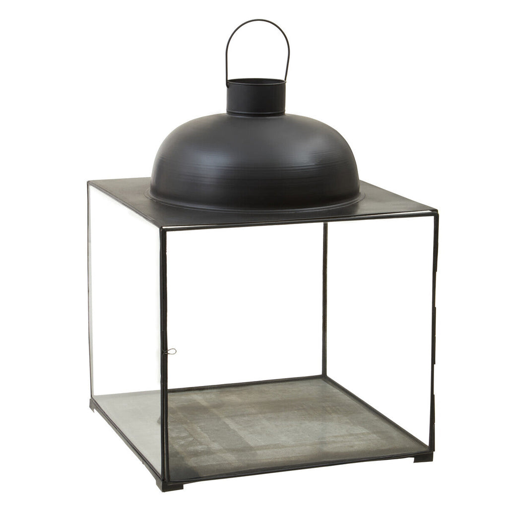 Large Black Square Lantern | Preston
