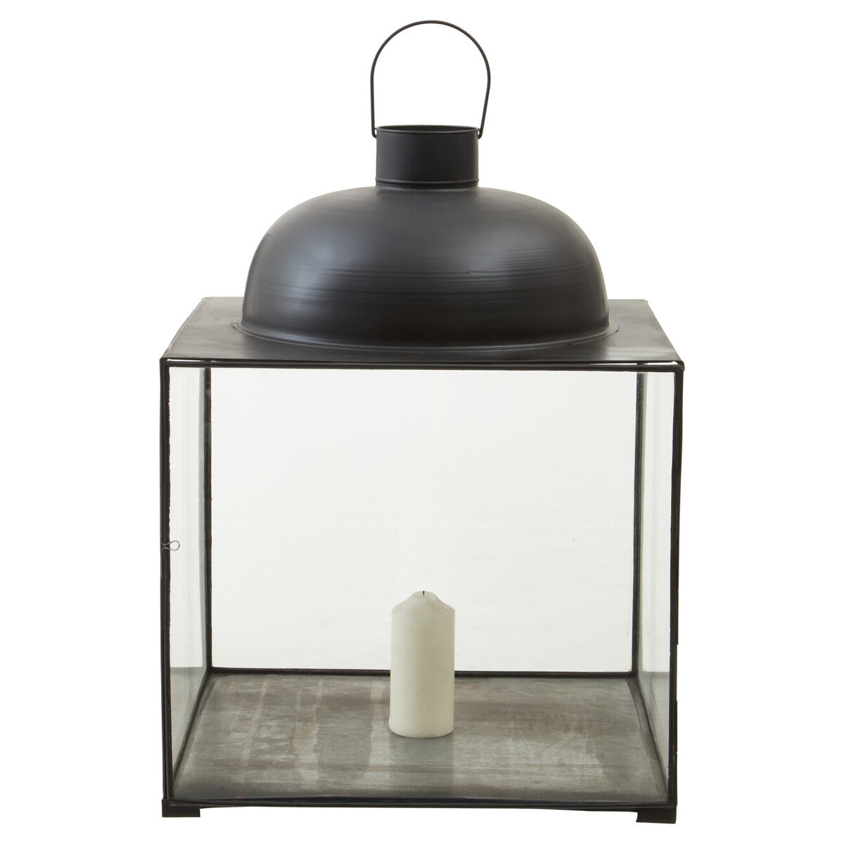 Large Black Square Lantern | Preston