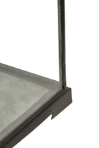 Large Black Square Lantern | Preston