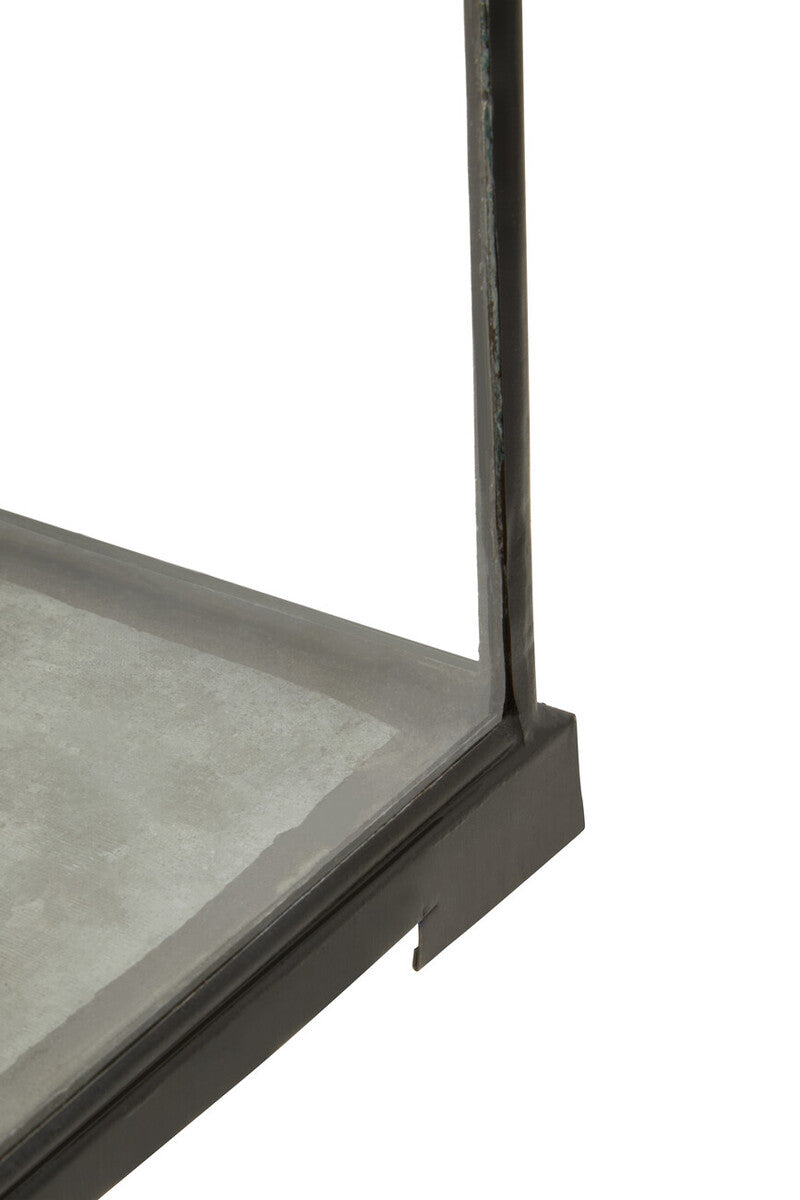 Large Black Square Lantern | Preston