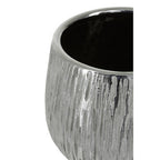 Small Silver Ceramic Planter | Hesper
