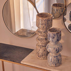 Large Beige Speckled Vase | Shai