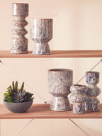 Large Beige Speckled Planter | Shai
