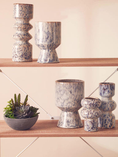 Large Beige Speckled Planter | Shai