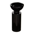 Small Black Crystal Candle Holder | Carrie