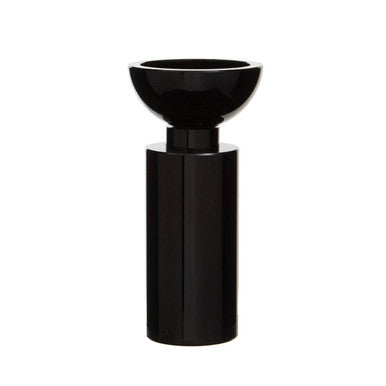 Small Black Crystal Candle Holder | Carrie
