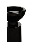 Small Black Crystal Candle Holder | Carrie