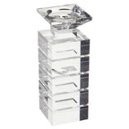 Clear Finish Small Candle Holder | Carrie