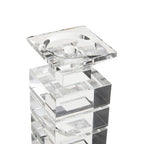 Clear Finish Small Candle Holder | Carrie
