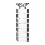 Clear Finish Large Candle Holder | Carrie