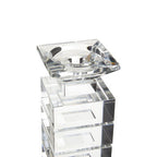 Clear Finish Large Candle Holder | Carrie
