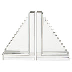 Set of 2 Crystal Bookends | Carrie