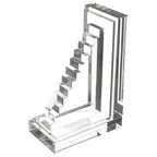 Set of 2 Crystal Bookends | Carrie